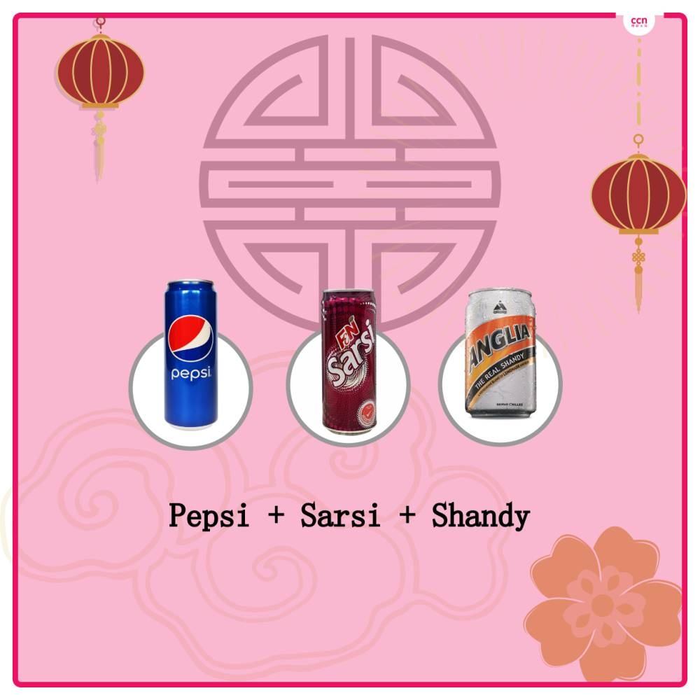 Pepsi + Sarsi + Shandy  -精彩大马制图-
