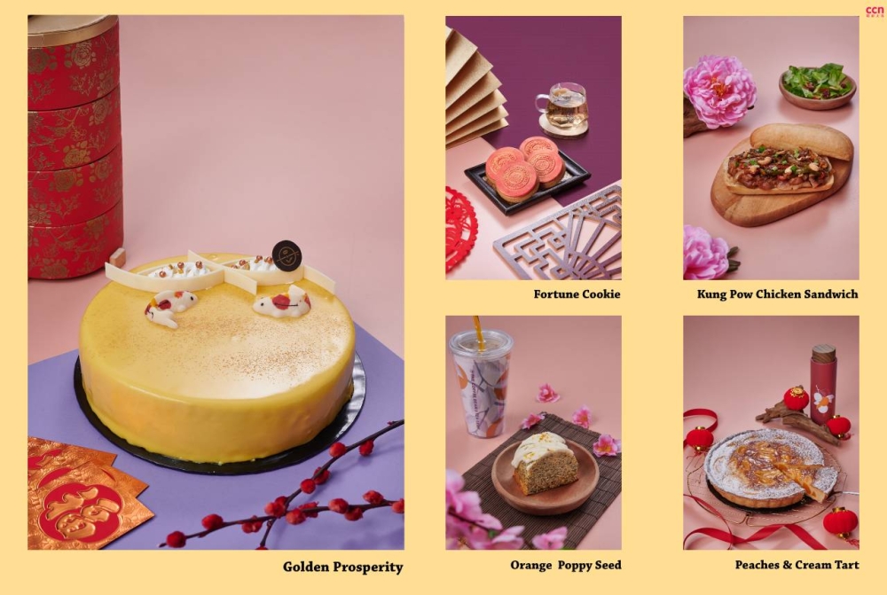 The Coffee Bean & Tea Leaf推出数款新春特色餐点。-TCB供图，精彩大马制图-