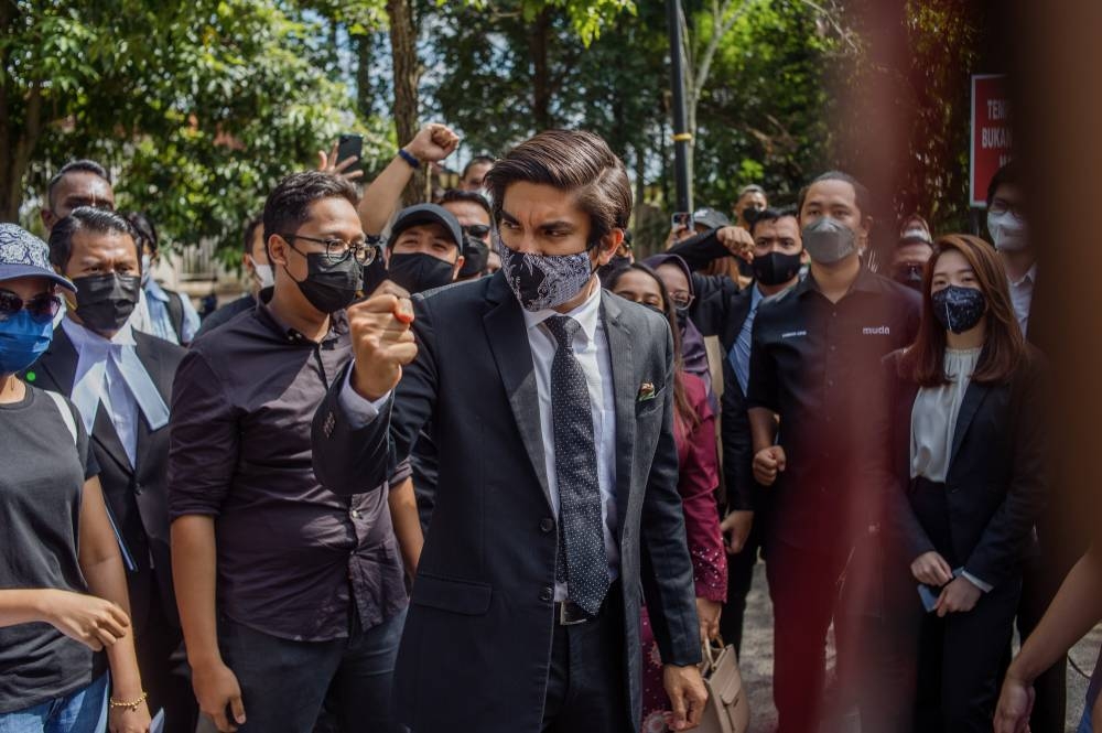 行动党和诚信党同意让出6个州议席给赛沙迪领导的Muda上阵。-Shafwan Zadion摄-
