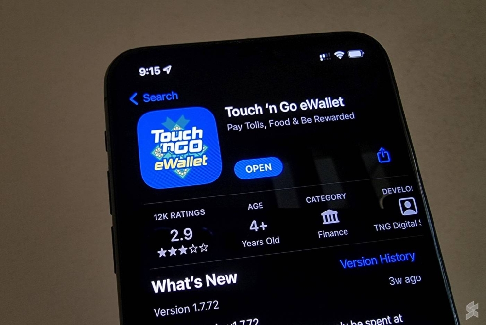 Touch ’n Go eWallet终于回到苹果App Store了！-图摘自Soya Cincau-
