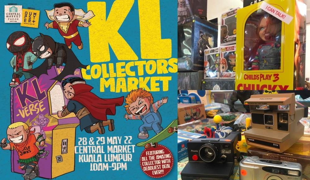 吉隆坡收藏家市集将于5月28日和29日，在中央艺术坊盛大举行。-图摘自中央艺术坊脸书/精彩大马制图-