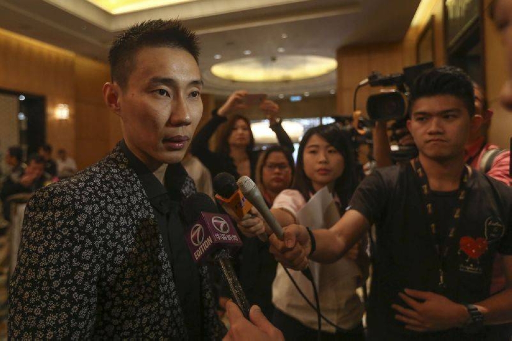 李宗伟对于现在国羽队单打球员在比赛中缺乏信心的表现，感到忧虑。-档案照/Yusof Mat Isa摄-