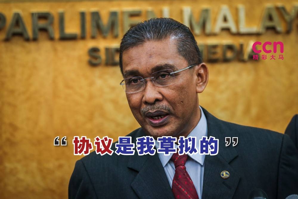 达基尤丁承认，草拟委任副首相的协议，是他作为时任首相署（国会与法律事务）部长的责任。-Firdaus Latif摄-