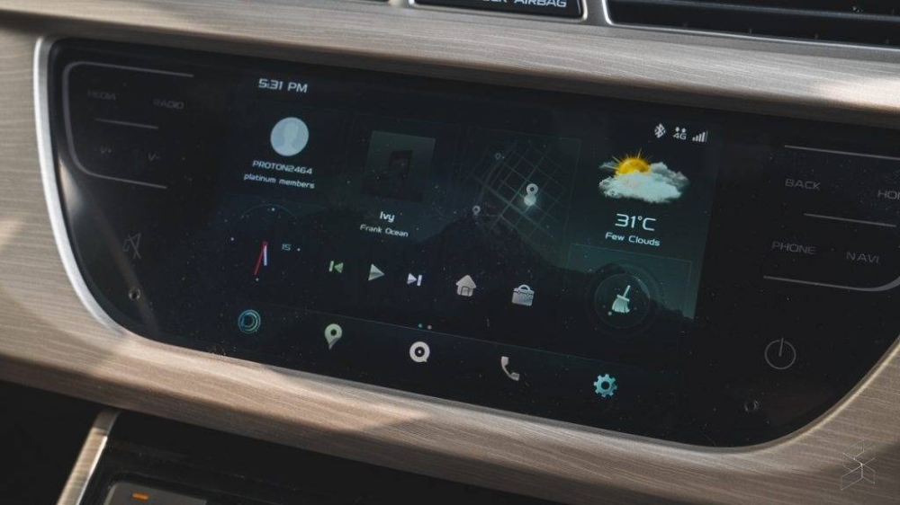 Proton X70 当前的GKUI信息娱乐系统-摘自SoyaCincau-