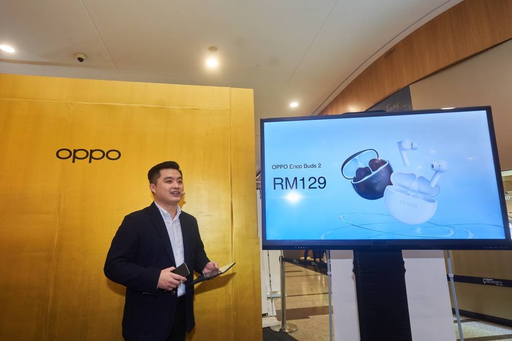 全新OPPO Enco Buds2售价为129令吉。-OPPO Malaysia提供-