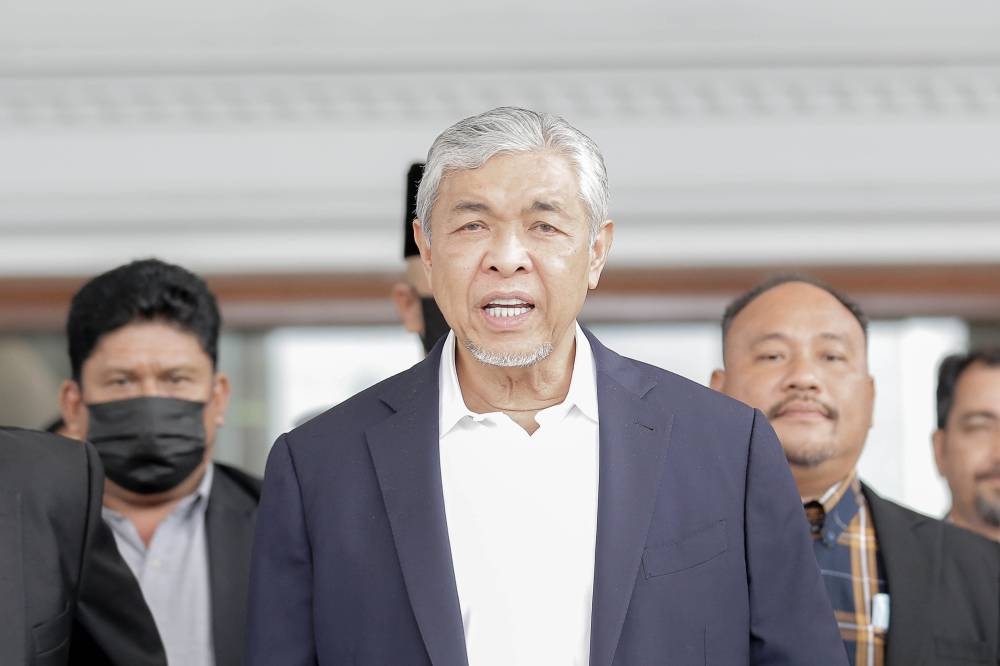 阿末扎希说，国阵有很多成就，也有缺点以及犯过错。-SAYUTI ZAINUDIN摄-