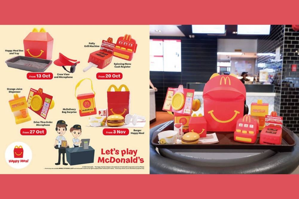 大马麦当劳将从10月13日至11月3日，推出自家品牌的Happy Meal玩具。-摘自官网及pop.inquirer-