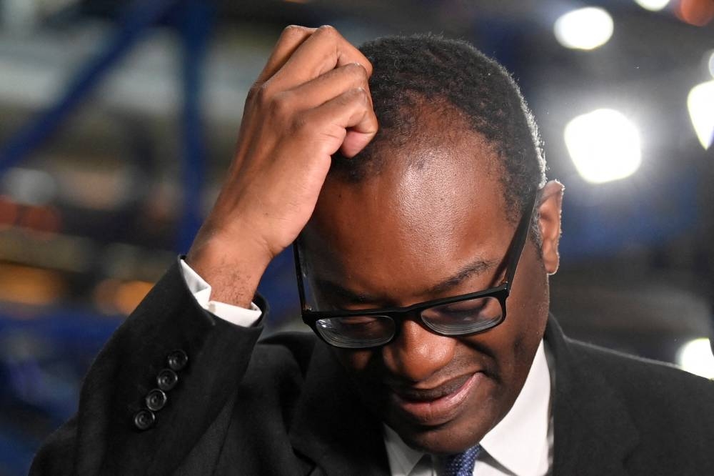 克沃滕上月初才获任命接掌财政部，是英国有史以来历来首位非裔财政大臣。-路透社-