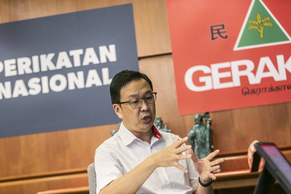 刘华才指出，自己不会上阵本届大选，而是专注在明年举行的槟州选举。-Hari Anggara摄-