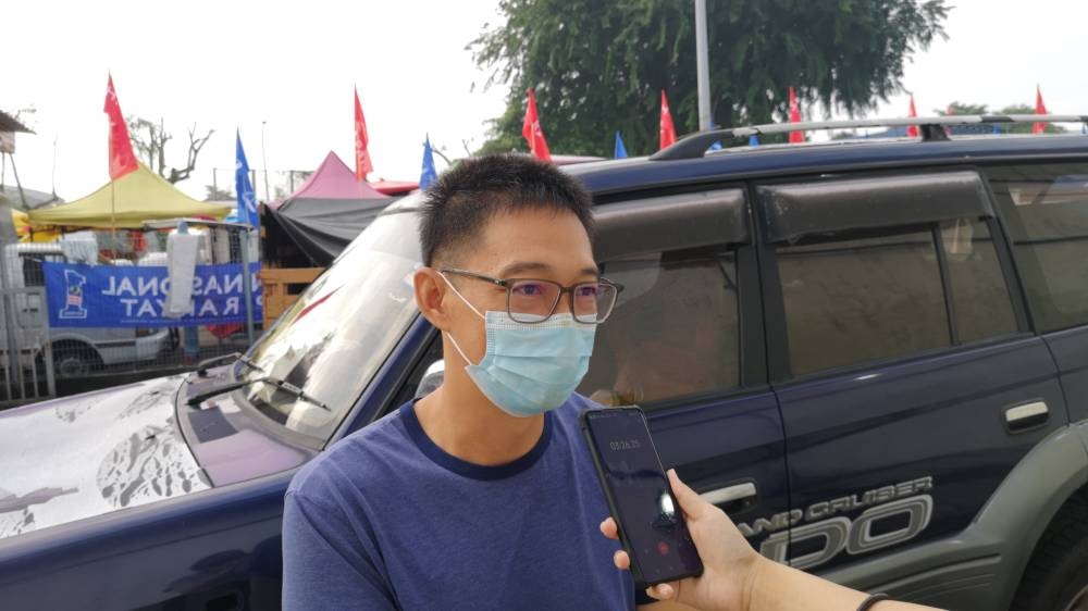 张瑞杰表示,目前我国政府最重要的目标是提高人民的生活水准、努力推动经济,以及消灭贪污。-甘安琪摄-