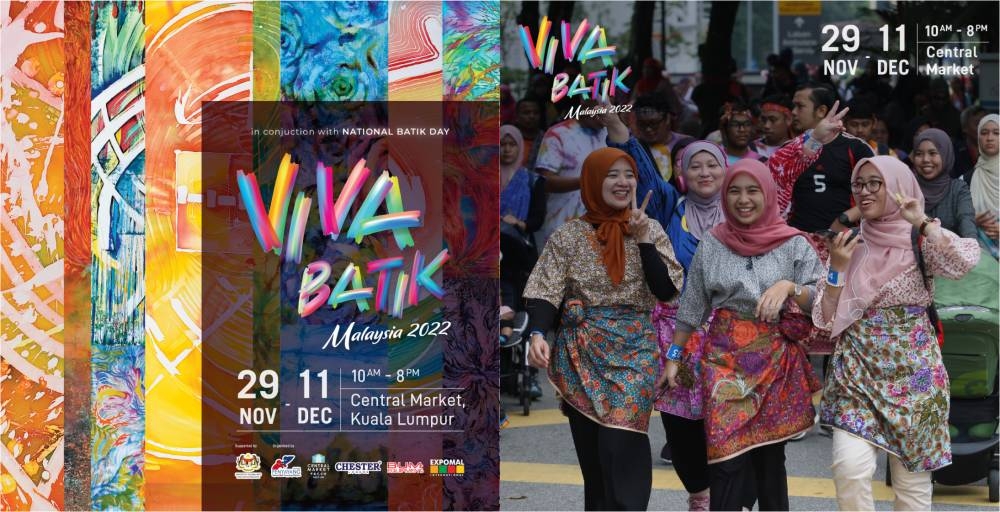 走！一起去“Viva Batik Malaysia 2022”活动看看。-图摘自吉隆坡中央艺术坊涟水/精彩大马-