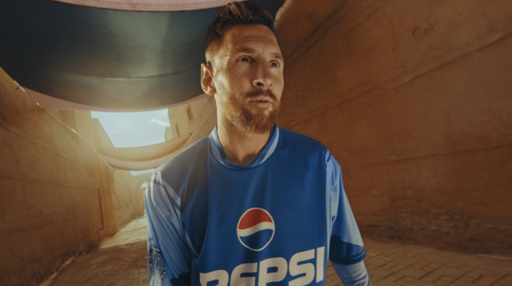 梅西表示：“很开心能够再次和百事可乐合作，并给粉丝创造有趣的足球运动瞬间。”-Pepsi供图-