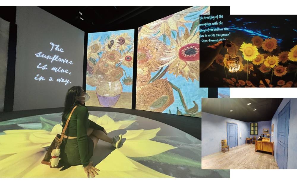 梵高光影展将从2022年12月17日至2023年3月16日,在柏威年武吉加里尔(Pavilion Bukit Jalil)商场开放予公众人士参观。-庄礼文摄,精彩大马制图-