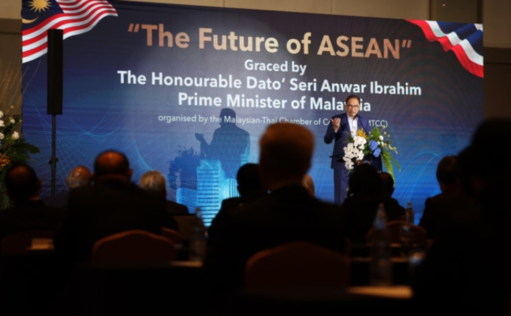 安华说，亚洲应该有本身的经济缓冲区，以免受到外来因素的牵制。-马新社-