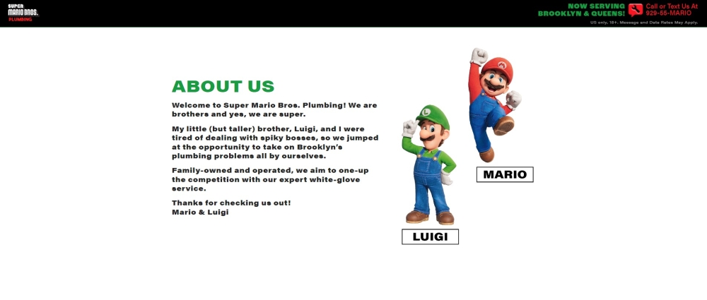 登陆该网站后，你会看到有模有样的设计，包括公司介绍、顾客好评及招聘广告。