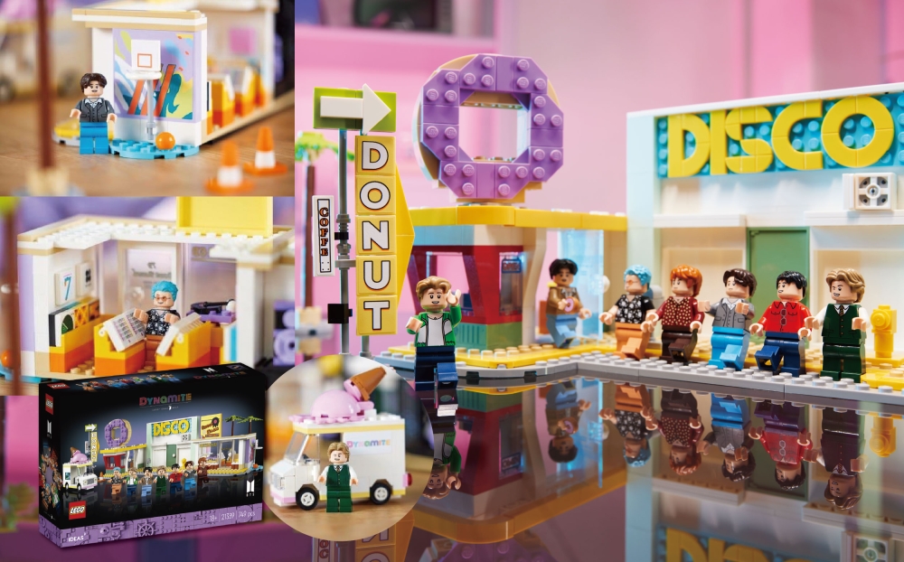 乐高宣布，将于3月推出LEGO Ideas防弹少年团（BTS） Dynamite套装！-乐高供图-