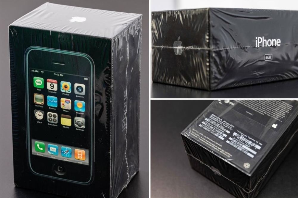 负责拍卖的LCG Auctions公司表示，该iPhone密封在原包装从未打开，成交价格超出5万美元（约22万1600令吉）的预期。-摘自推特-