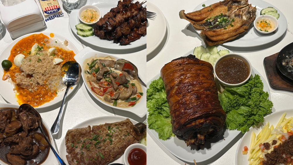菲律宾最为经典的菜肴包括烤猪腿、阿多波(Adobo)、卡蕾卡蕾(Kare)、脆皮帕塔(Pata)和铁板肉碎(Sisig)。-庄礼文摄-
