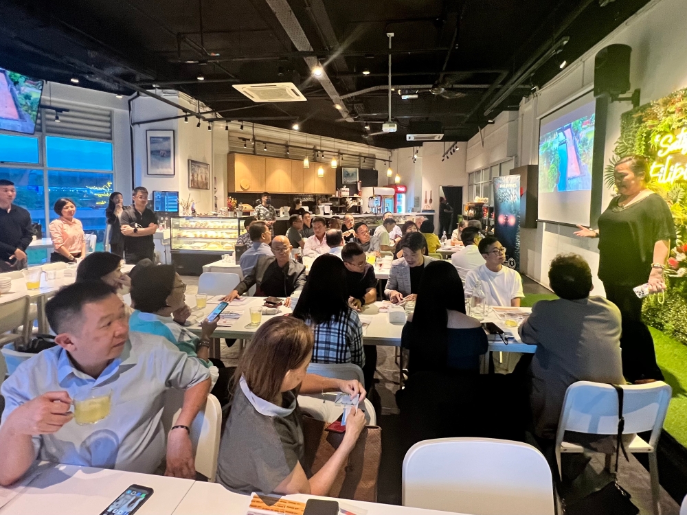 菲律宾旅游局特意选在本地菲律宾餐厅举办媒体晚宴。-庄礼文摄-