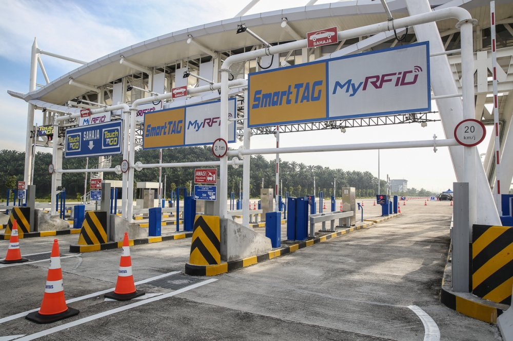 一共有12条大道将在今年9月开始实行开放式支付系统。-Yusof Mat Isa摄-