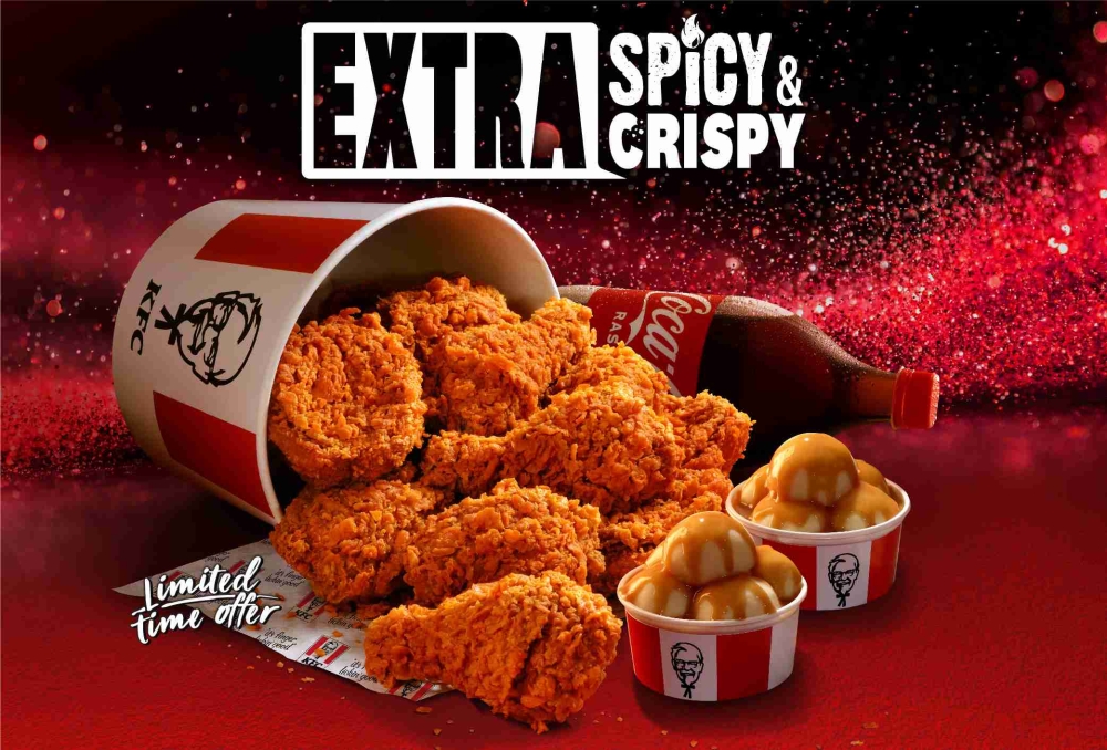 为了让大家能与自己的亲朋好友一起享用美食，KFC也推出10块装套餐（内附2个大份薯泥和1.5公升汽水）。-大马KFC提供-