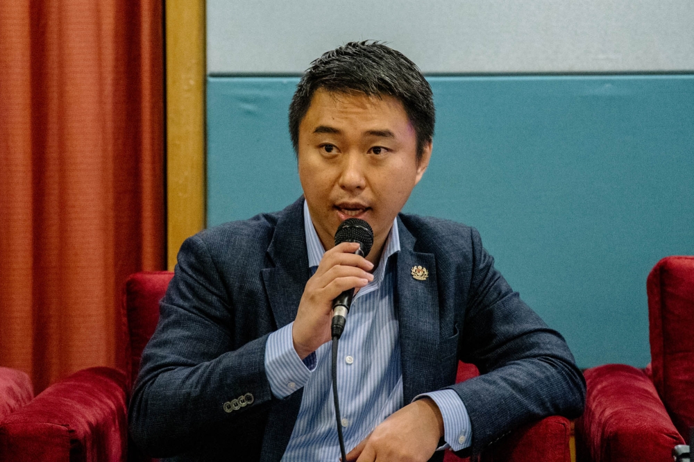 全民党主席孙伟瑄将从即日起获委为大马木材工业局主席。-Firdaus Latif摄-