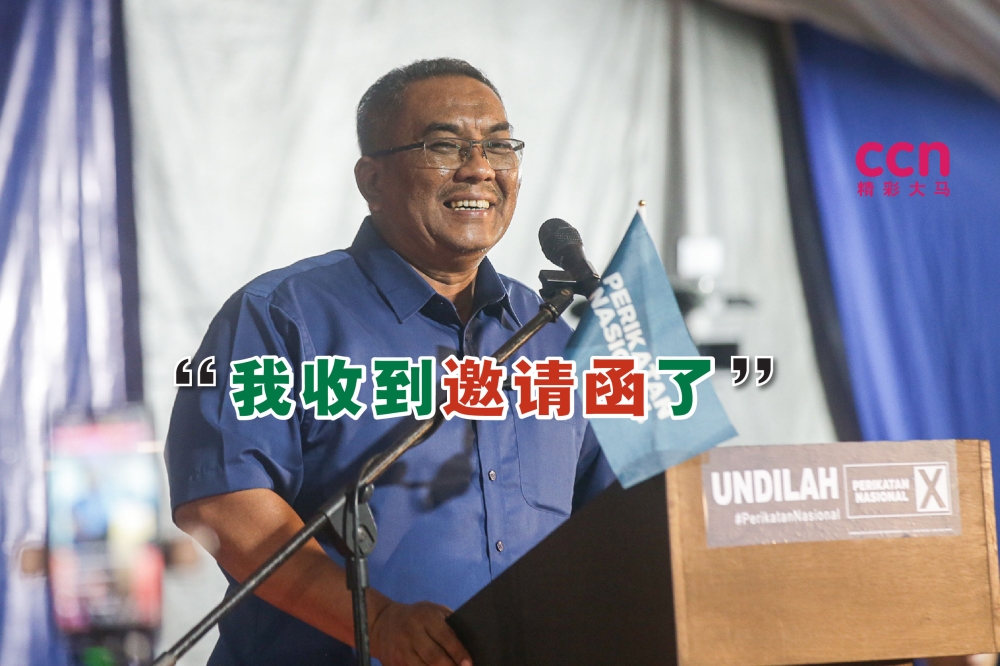 沙努西说，他已收到出席浮罗交怡国际海空展的邀请函，并感谢邀请他的人。-Farhan Najib摄-