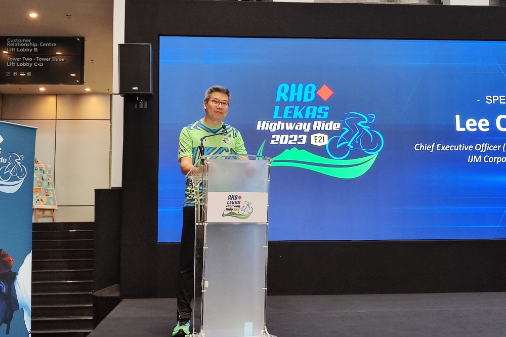 李振辉表示:“我们很感谢有机会再次与RHB和其他赞助商合作。”-刘家仪摄-