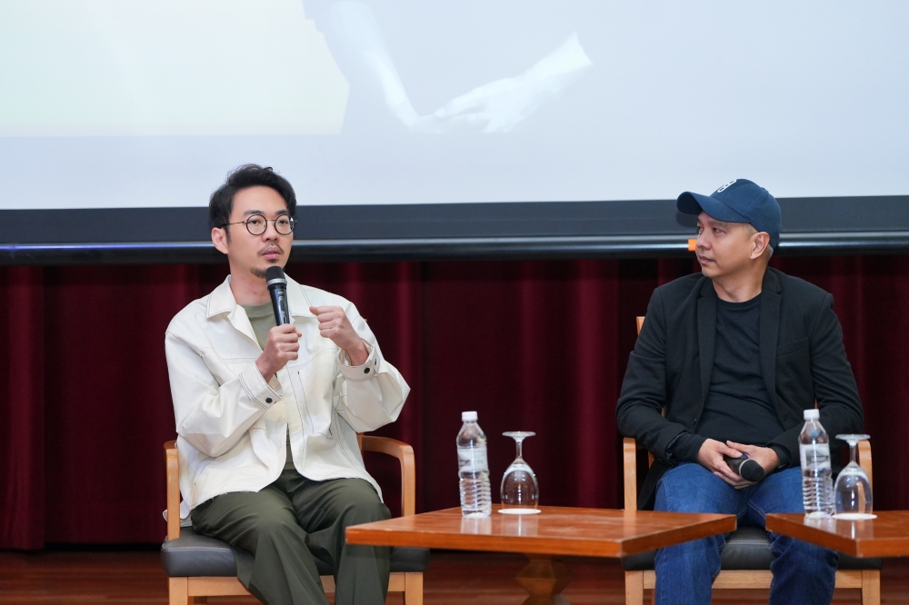 程伟豪(左起)和周青元负责分享《导演的视野 :卖座电影不是梦?》环节。-摩尔娱乐提供-
