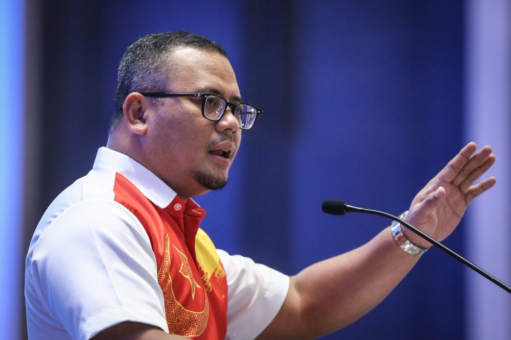阿米鲁丁表示，雪州希盟和国阵还在磋商剩余的7个州席。-Yusof Mat Isa摄-