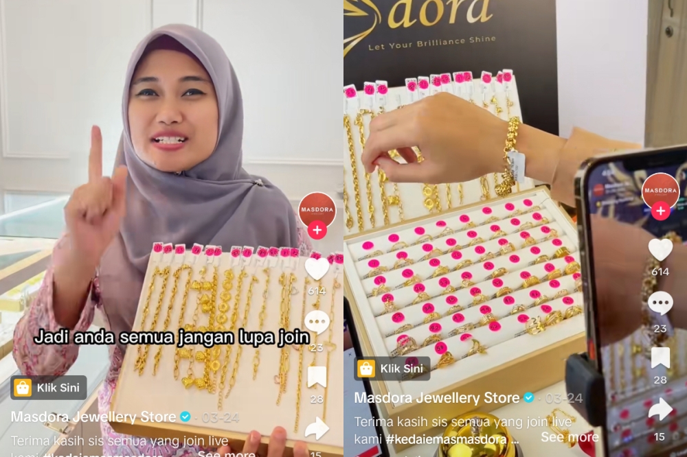 MASDORA每天至少发布1条视频。-摘自Masdora Jewellery Store的TikTok账号-