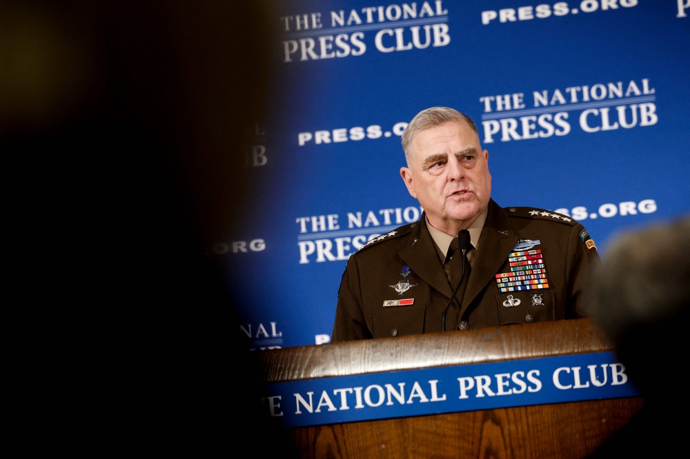 米利说，乌克兰的反攻行动是个艰辛、漫长和血腥的过程，任何人都不应对此抱有任何幻想。-法新社-