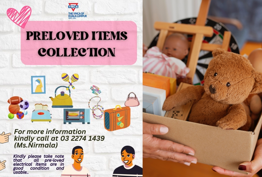 家里有太多旧物不懂如何处置，可以捐赠给吉隆坡基督教青年会。-图摘YMCA of KL/freepik/精彩大马制图-