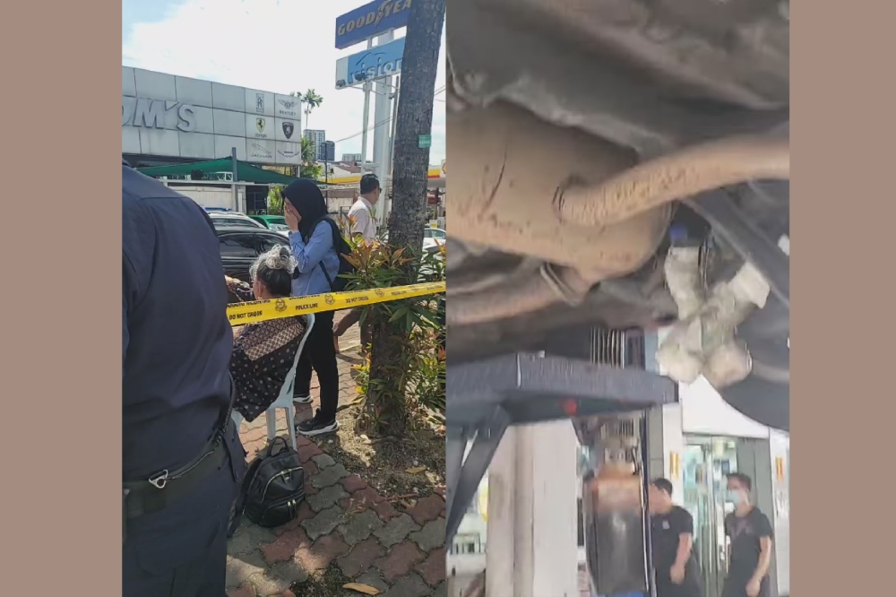 西蒂卡欣说，所幸她把汽车送修检查，否则她绝对不会察觉车底有简易爆炸装置。-视频截图-