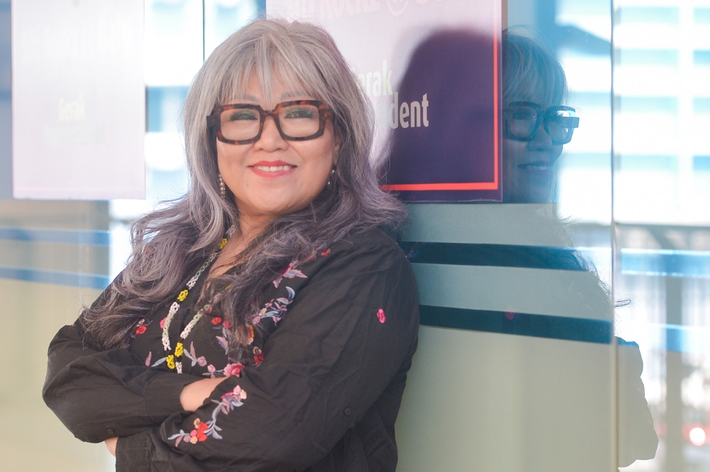 西蒂卡欣解释，她之所以把汽车送修检查，是因为她刚好要出远门，须要开车去吉兰丹跟进原住民的案件。-Miera Zulyana摄-