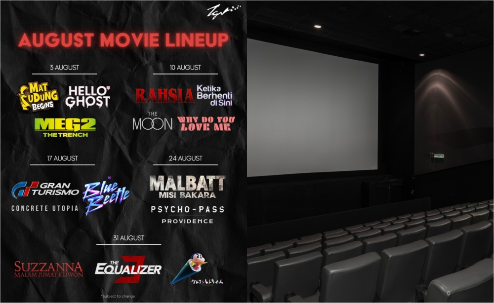 走，一起去看电影！-图摘自TGV & GSC脸书专页/精彩大马制图-