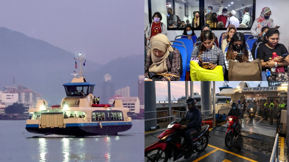 每趟槟岛和北海海城仅需10分钟，比旧渡轮快了一倍。-马新社/精彩大马制图-