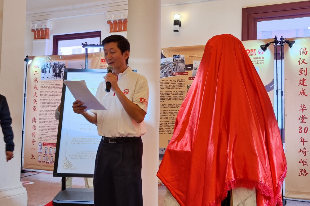 颜登逸说，“陆佑特展”从8月16日至8月31日，免费开放给公众餐馆。-刘家仪摄-