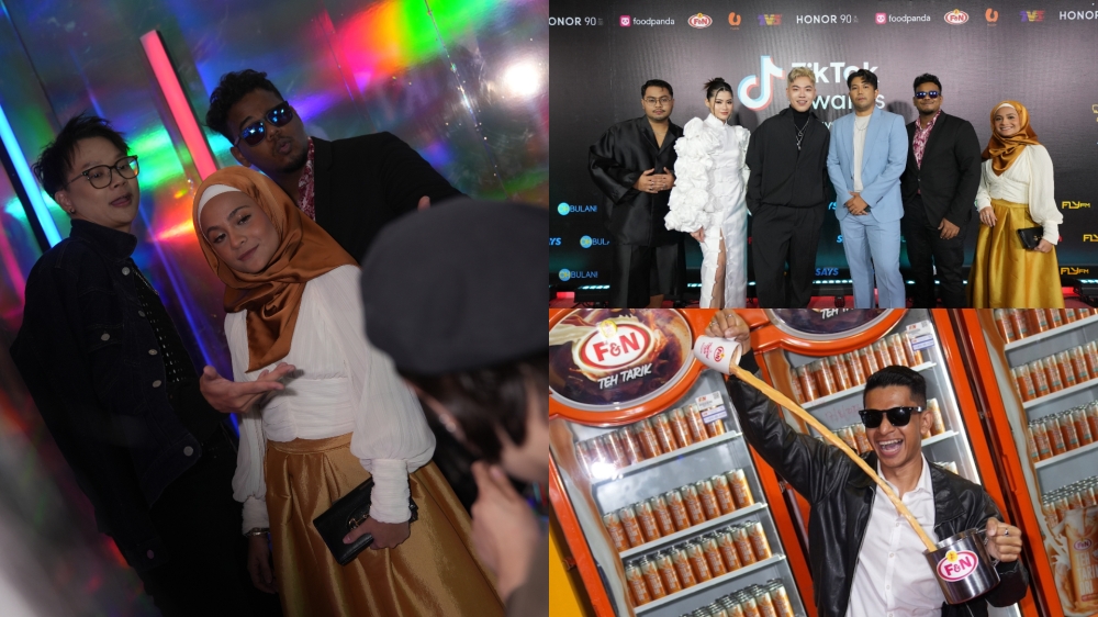 出席者在颁奖典礼红地毯拍照留念。-主办单位提供-