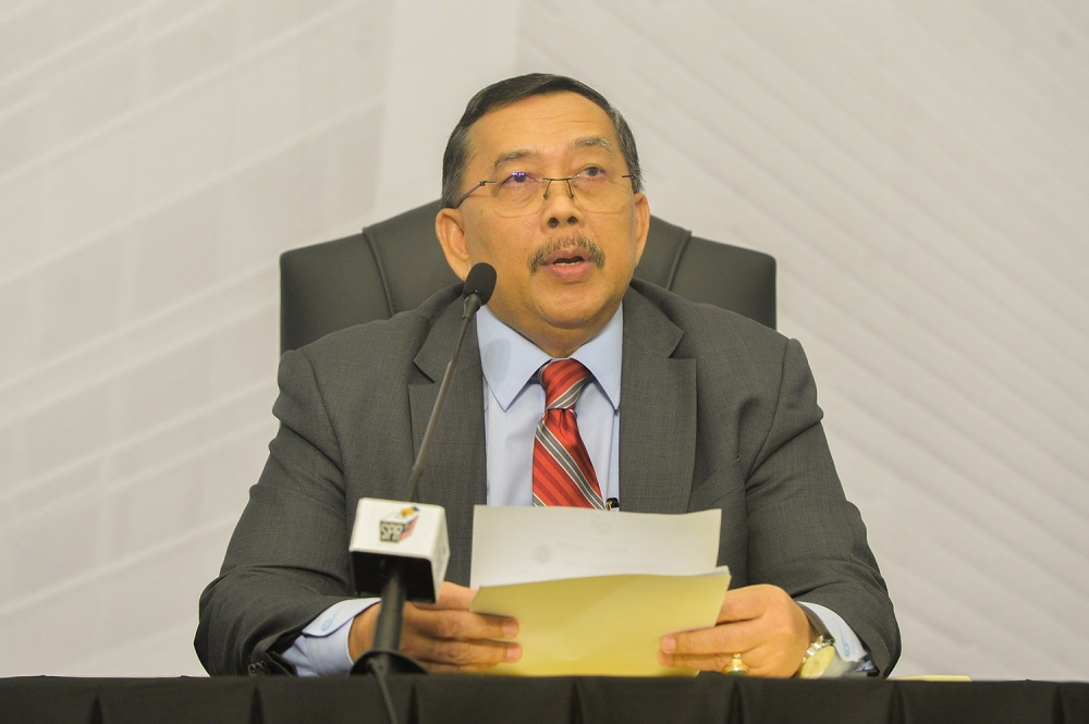 阿都甘尼指出，柔佛双补选是基于下雨的关系，所以投票率较低。-Miera Zulyana摄-