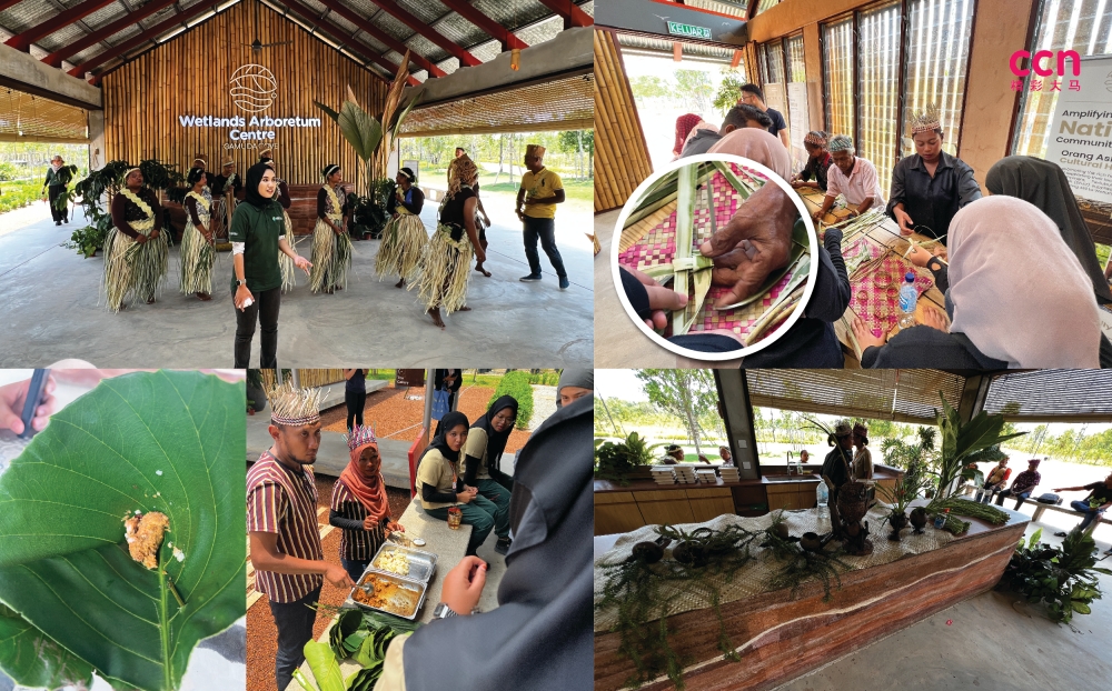 湿地植物中心还有原住民工作坊,让访客欣赏舞蹈、品尝食物及制作手工等有意义的活动。-庄礼文摄-