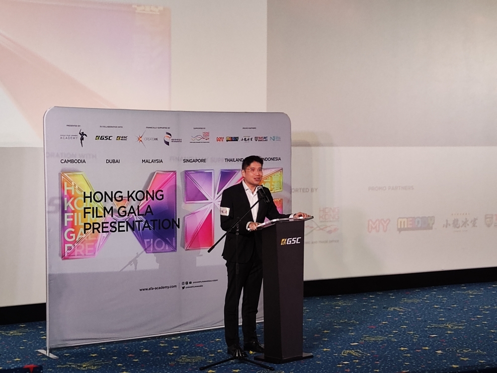 李湘原表示：“香港特别行政区政府一直不遗馀力，推动香港的文化创意产业，将香港发展成中外文化艺术交流中心。”-刘家仪摄-