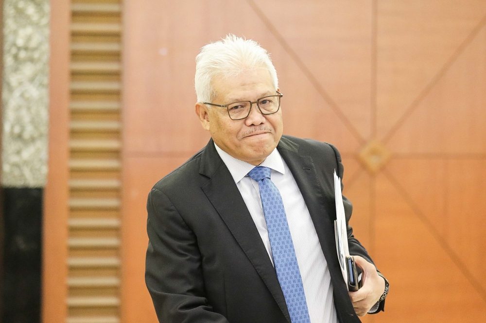 韩查表示，国盟相信依斯干达是受到威胁，才转而支持安华。-SAYUTI ZAINUDIN摄-