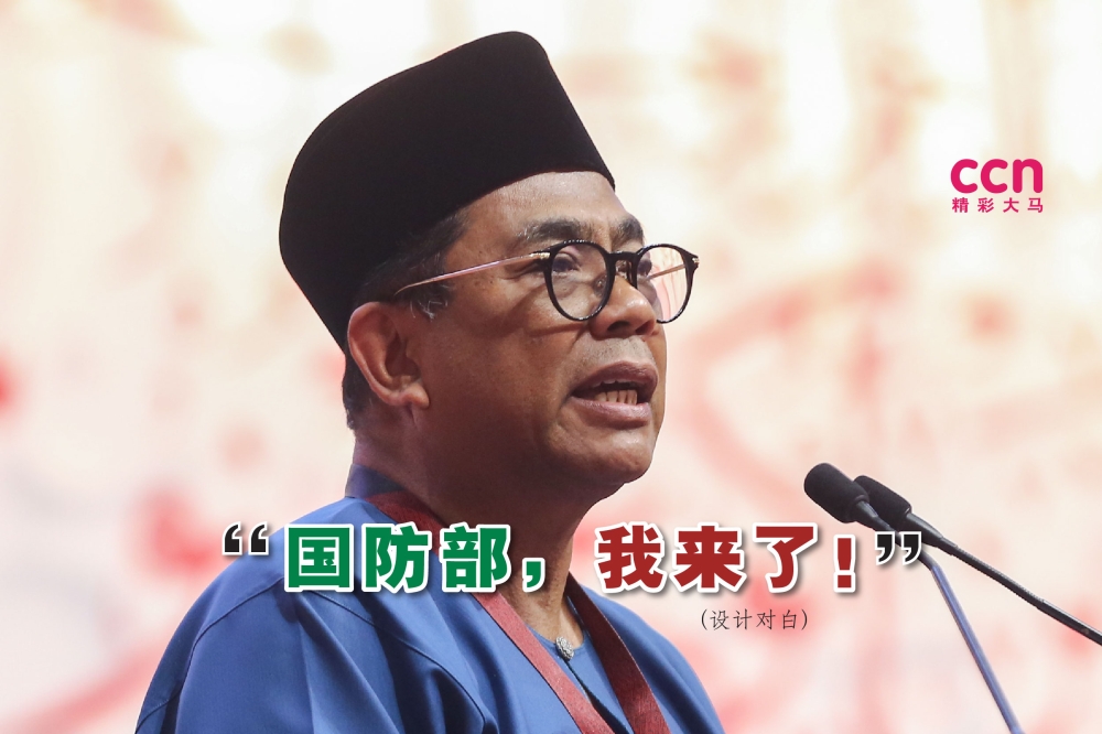 卡立诺丁在最新的内阁改组中受委国防部长。-Yusof Mat Isa摄-