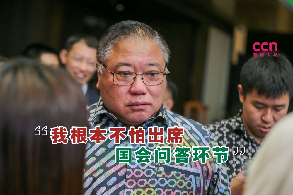 张庆信认为，旺朱乃迪应该是对他有所“误会”，才会以为他害怕在上议院答题，但他从不会无缘由逃避。-Raymond Manuel摄-