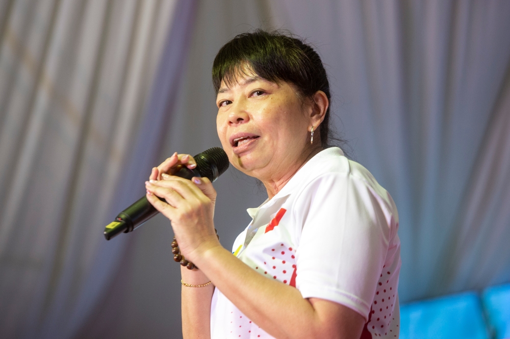 林慧英指出，我国1302所华小今年共获得9801万令吉维修拨款。-Shafwan Zaidon摄-