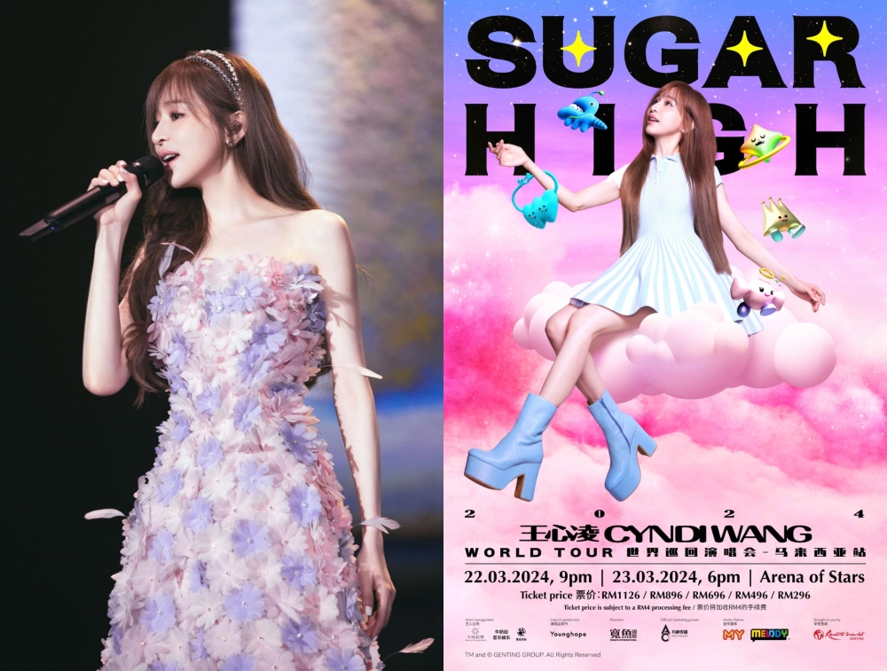 “甜心教主”王心凌来咯！-图摘自@cyndiloves2sing/主办单位提供-