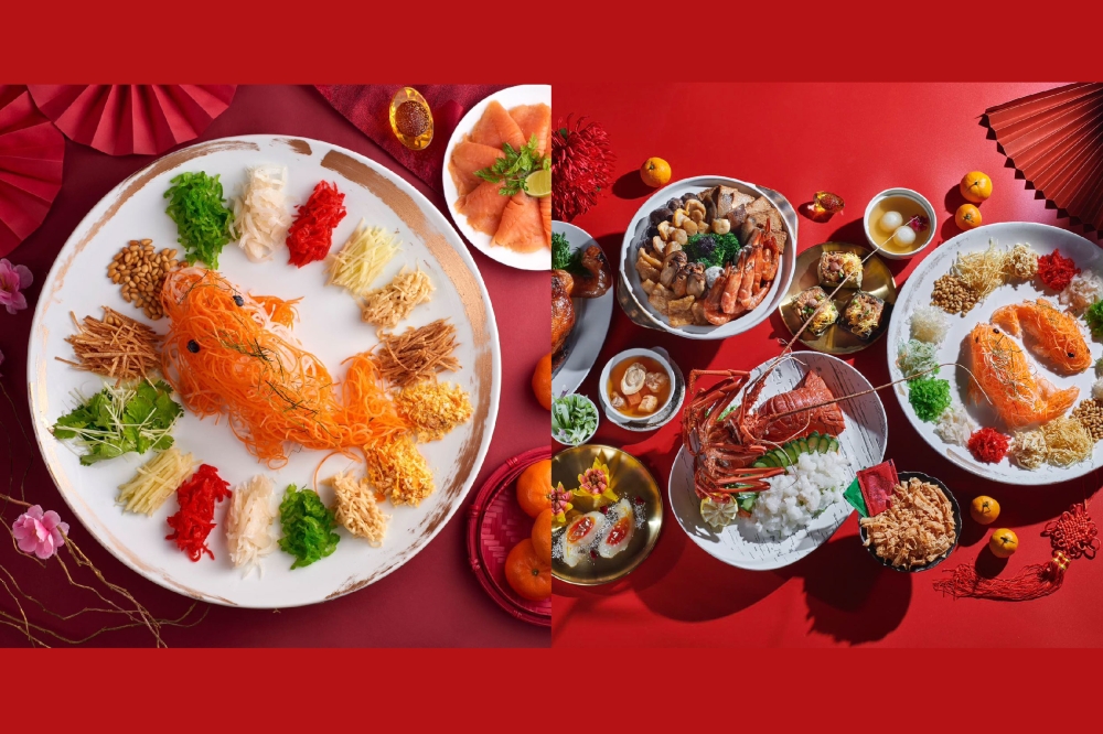 你可以选择吉隆坡EQ酒店 的金凤楼推出的春节发财鱼生,来和家人或亲朋好友聚在一起捞个风生水起。-摘自吉隆坡EQ酒店的脸书/精彩大马制图-