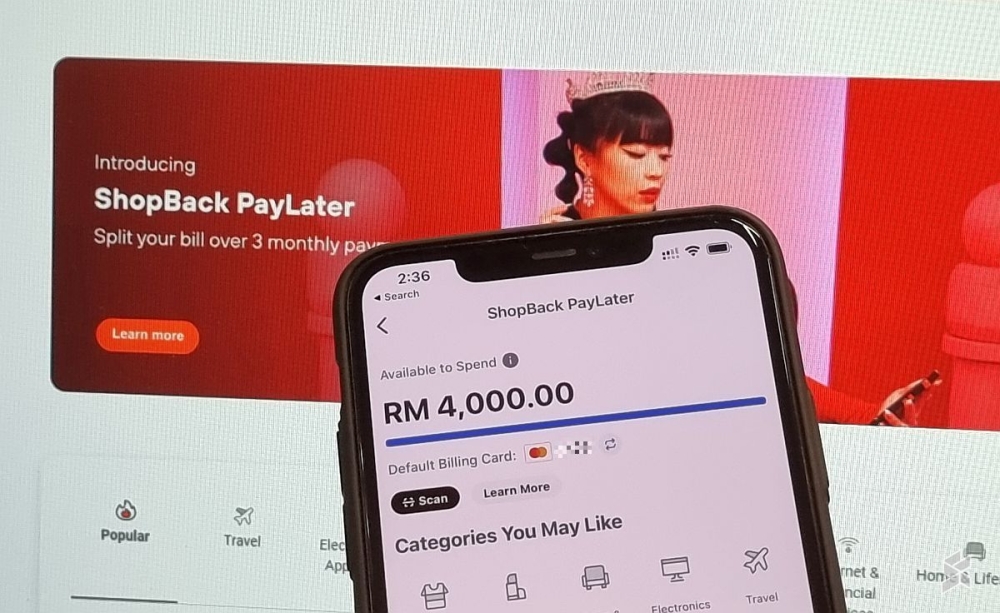 大马ShopBack（ShopBack Malaysia）宣布，旗下的PayLater“先买后付”（BNPL）服务将于本月22日停止服务。-图摘自Soya Cincau-