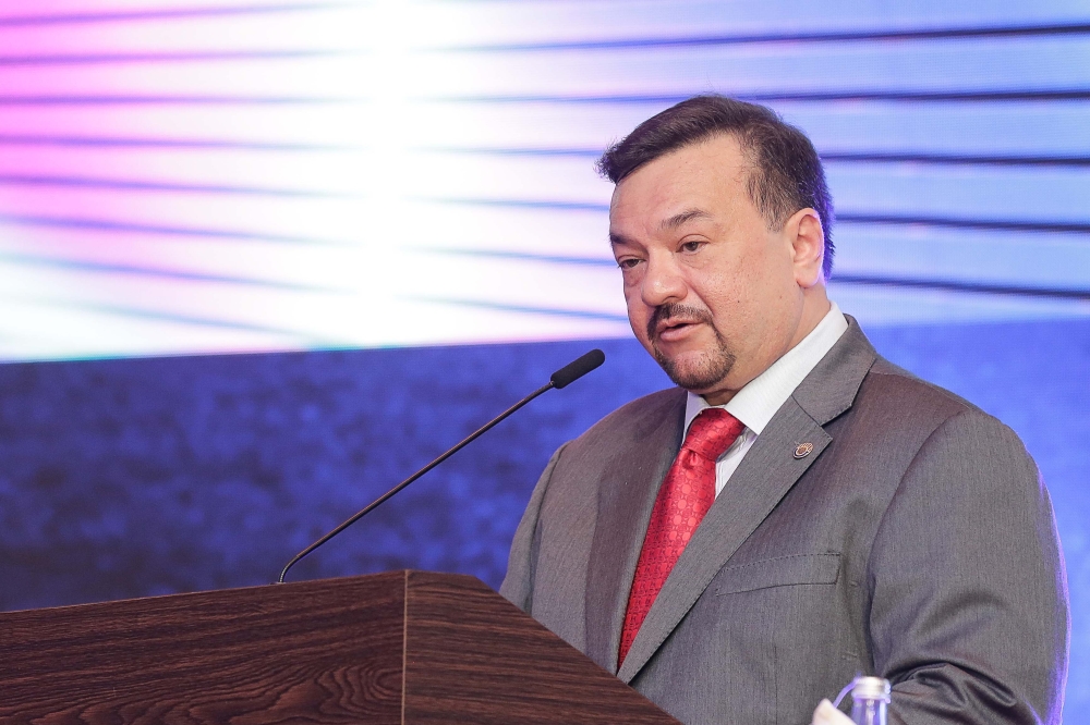 阿米尔韩查指出，鉴于人民正面对生活成本高涨的挑战，政府没有打算重启消费税（GST）。-Sayuti Zainudin摄-